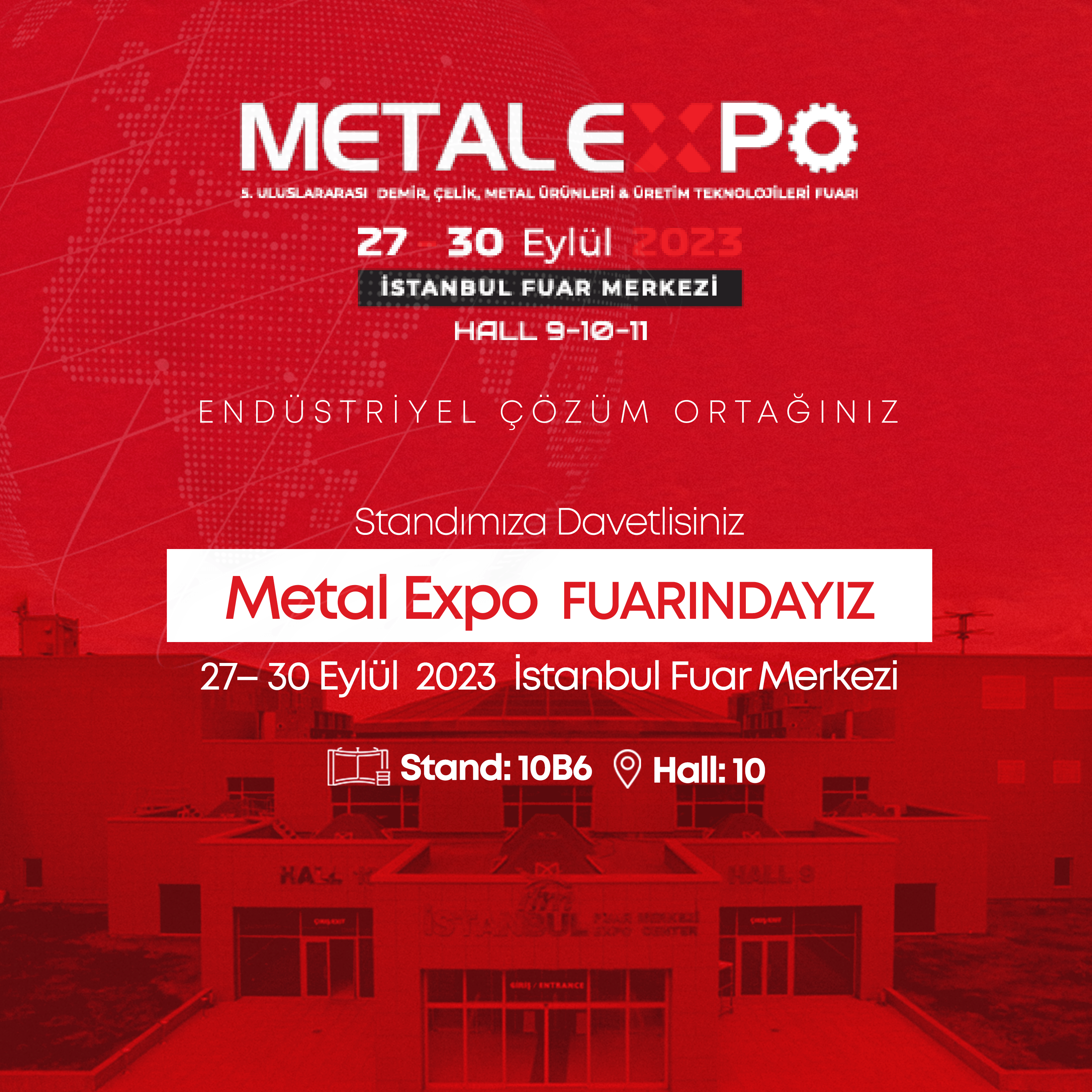 Metal Expo fuarındayız